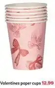 PEP Valntines Paper Cups offer