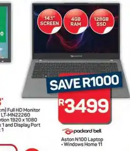 Pick n Pay Hypermarket Packard Bell Aston N100 Laptop offer