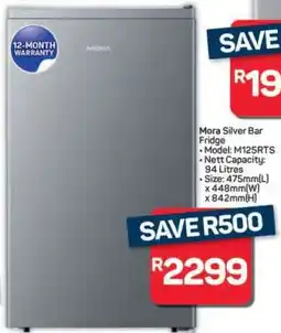 Pick n Pay Hypermarket Mora Silver Bar Fridge offer