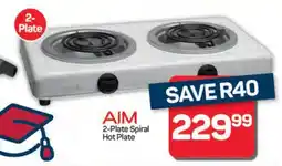 Pick n Pay Hypermarket AIM 2-Plate Spiral Hot Plate offer