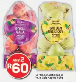 Pick n Pay PnP Golden Delicious or Royal Gala Apples 1.5kg offer