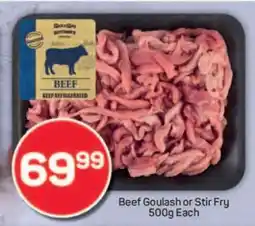 Pick n Pay Beef Goulash or Stir Fry 500g Each offer