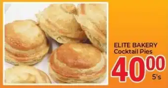 Elite Cash & Carry ELITE BAKERY Cocktail Pies offer