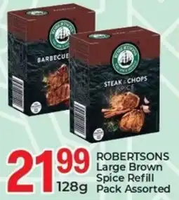 Elite Cash & Carry ROBERTSONS Large Brown Spice Refill Pack Assorted offer