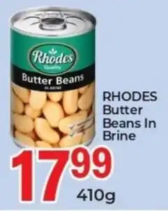 Elite Cash & Carry Rhodes Butter Beans In Brine offer