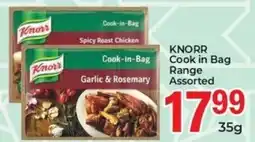 Elite Cash & Carry Knorr Cook in Bag Range Assorted offer