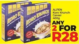 Elite Cash & Carry Alpen Koro Krunch Cereal offer