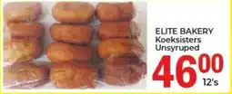 Elite Cash & Carry ELITE BAKERY Koeksisters Unsyruped offer