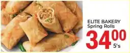 Elite Cash & Carry Elite Bakery Spring Rolls offer