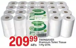 Elite Cash & Carry Twinsaver Premium Toilet Tissue 1 Ply offer