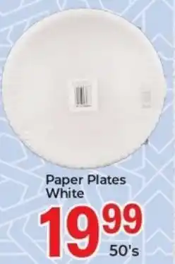 Elite Cash & Carry Paper Plates White offer