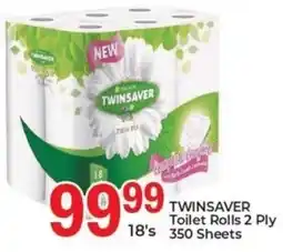 Elite Cash & Carry Twinsaver Toilet Rolls 2 Ply offer