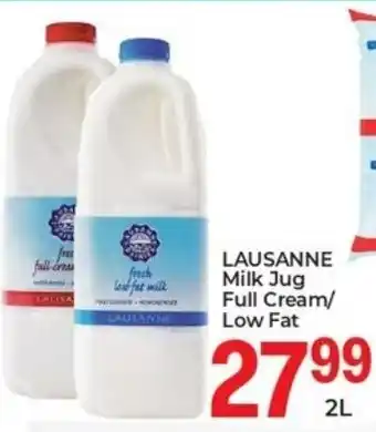 Elite Cash & Carry Lausanne Milk Jug Full Cream/ Low Fat offer