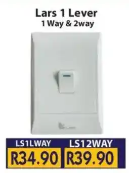 Laduma Hardware catalogue Lars 1 Lever 1 Way & 2way Switch offer