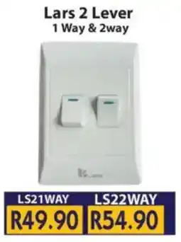 Laduma Hardware catalogue Lars 2 Lever 1 Way & 2way Switch offer