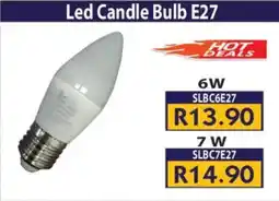 Laduma Hardware catalogue Led Candle Bulb E27 6W offer