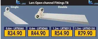 Laduma Hardware catalogue Lars Open channel Fittings T8 offer