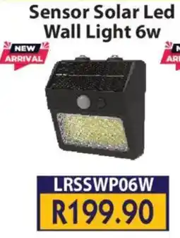 Laduma Hardware catalogue Sensor Solar Led Wall Light 6w offer
