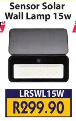 Laduma Hardware catalogue Sensor Solar Wall Lamp 15w offer