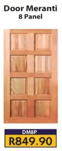 Laduma Hardware catalogue Door Meranti 8 Panel offer