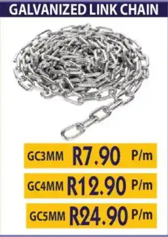 Laduma Hardware catalogue Galvanized link chain offer