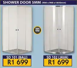 Laduma Hardware catalogue Shower Door 5mm offer