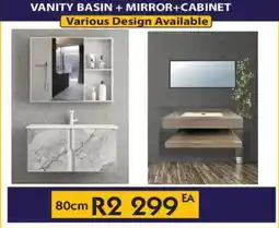 Laduma Hardware catalogue Vanity basin + mirror + cabinet offer