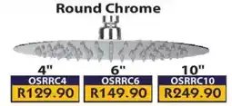 Laduma Hardware catalogue Shower Rose Round Chrome offer