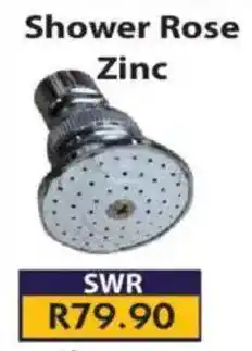 Laduma Hardware catalogue Shower Rose Zinc offer