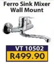 Laduma Hardware catalogue Ferro Sink Mixer Wall Mount offer