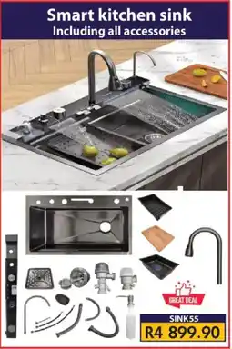 Laduma Hardware catalogue Smart kitchen sink Including all accessories offer
