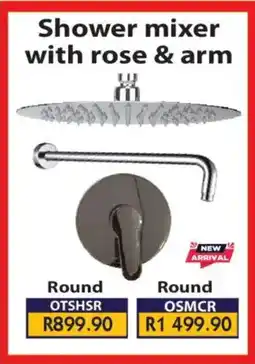 Laduma Hardware catalogue Shower mixer with rose & arm offer