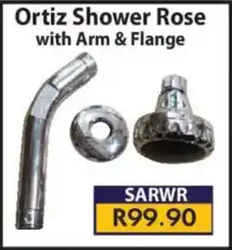 Laduma Hardware catalogue Ortiz Shower Rose with Arm & Flange offer