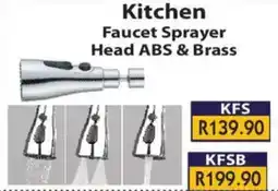 Laduma Hardware catalogue Kitchen Faucet Sprayer Head ABS & Brass offer