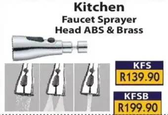 Laduma Hardware catalogue Kitchen Faucet Sprayer Head ABS & Brass offer