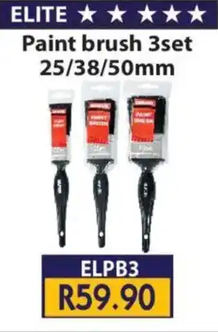 Laduma Hardware catalogue Elite Paint Brush Set offer