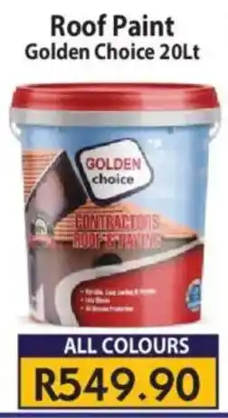 Laduma Hardware catalogue Golden Choice Roof Paint offer