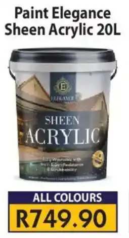 Laduma Hardware catalogue Paint Elegance Sheen Acrylic offer