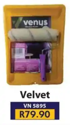 Laduma Hardware catalogue Venus Velvet Roller Tray Set offer