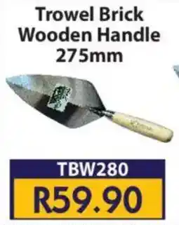 Laduma Hardware catalogue Trowel Brick Wooden Handle offer