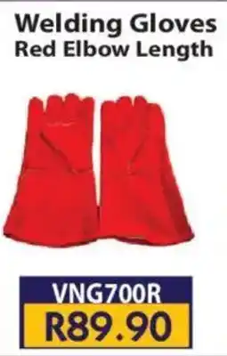 Laduma Hardware catalogue Venus Welding Red Elbow Length Gloves offer