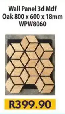 Laduma Hardware catalogue Wall Panel 3d Mdf Oak offer
