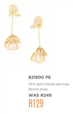 Honey Fashion Accessories Honey 24ct gold plated earrings offer