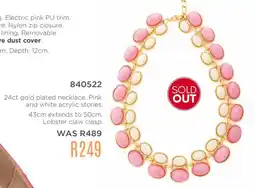 Honey Fashion Accessories Honey 24ct gold plated necklace offer