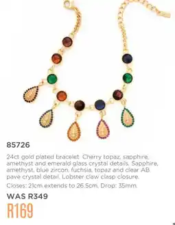 Honey Fashion Accessories Honey 24ct gold plated bracelet offer