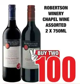 Boxer Superstores Robertson winery chapel wine assorted offer