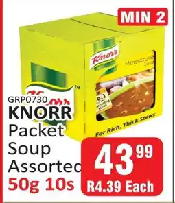 KitKat Cash and Carry KNORR Packet Soup Assorted 50g 10s offer