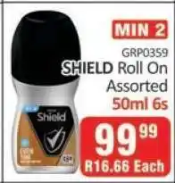 KitKat Cash and Carry SHIELD Roll On Assorted 50ml 6s offer