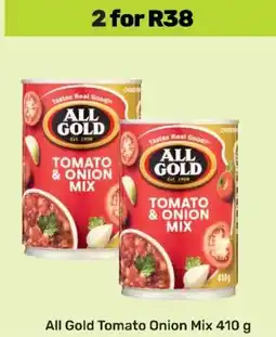 Game ALL GOLD Tomato & Onion Mix 410 g offer