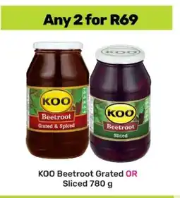 Game KOO Beetroot Grated OR Sliced 780 g offer